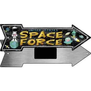 US Space Force 2,25"x8" Pfeilmagnet Kühlschrank Kühlschrank Küche Haus Tür - Bild 1 von 2
