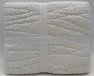 Pottery Barn belgisches Flachs Leinen - strukturierte Kissenbezüge X 3 Standard 26 x 20 elfenbeinfarben - Bild 1 von 12