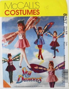 McCalls 8257 Girls Sky Dancers Costumes Sewing Pattern Sz 5,6 - Picture 1 of 1