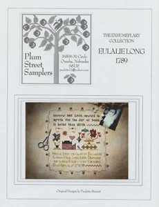 Plum Street Samplers - OOP - 2011 - Eulalie Long 1789 - Picture 1 of 2