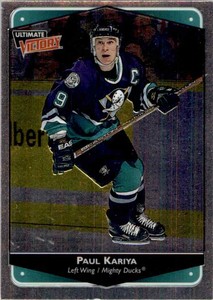 1999-00 Upper Deck Ultimate Victory Foil Parallel Paul Kariya #1