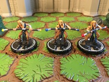 3 Quarterstaff Warrior #16, 17, 18 Uprising Mage Knight Lot D&D, Pathfinder, RPG