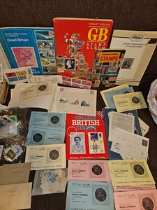 1940-1996 Vintage Stamp Collection Massive Job Lot - United Kingdom + World - Picture 1 of 4