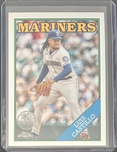Luis Castillo 2023 Topps Chrome 1988 Insert #88BC-13 Seattle Mariners - Picture 1 of 2