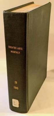 Theatre Arts 1945, Vol. 29 Complete Year, Vintage Bound Magazines w/ Covers - Image 1 of 4