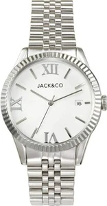 Reloj Hombre JACK&CO Números Romanos, Fecha, Pulsera Jubilee, Caja 40mm, Oferta - Imagen 1 de 2