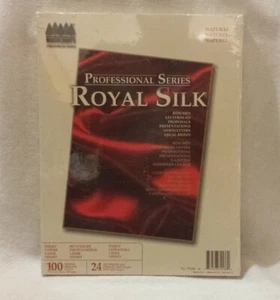 Wausau Royal Silk Professional Series Paper 24lb Natural 100 Sheets 8½ × 11 NIP - Picture 1 of 8
