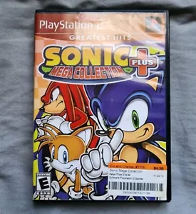 Sonic Mega Collection Plus Sony PlayStation 2 PS2 Grandes éxitos sin manual - Imagen 1 de 4