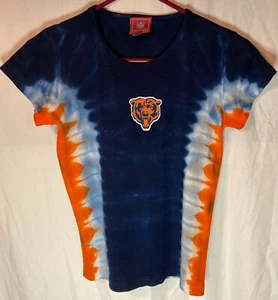 Kid's tie-dye Chicago Bears t shirt Medium  100% cotton made in USA - Picture 1 of 10