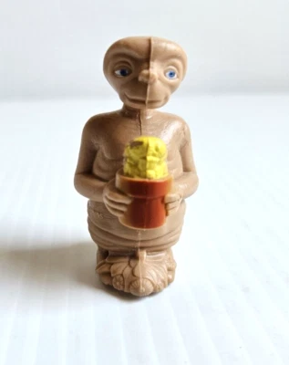 E.T. "FIGURA DE ACCIÓN EXTRA TERRESTRE 2"" ET con maceta vintage 1982 juguete raro" Foto 1 de 3