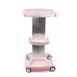Carrello Trolley Rosa con Rotolo per Salone e Spa - Organizzatore di Stoccaggio Durevole - Foto 1 di 12