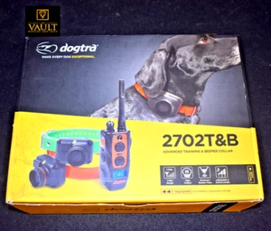 Dogtra 2702T&B Collare elettrico addestramento remoto lungo raggio 1 miglio 2 cani, nuovo! - Foto 1 di 10