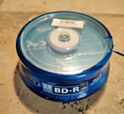 Factory Sealed 25 pack Windata BD-R Blu ray Disc 4x 25GB up to 135 Minutes - Image 1 of 4