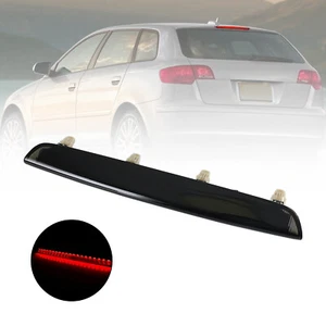 LED Smoke Lens 3RD Third Brake Stop Light For Audi A3 S3 RS3 Sportback 2004~12 - Picture 1 of 12