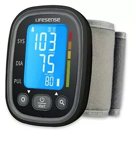 Digital Electronic Blood Pressure Monitor Wrist Dual User Memory Backlit - Picture 1 of 14