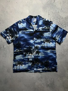 RJC Hecho en EE. UU. Camisa Hawaiana De Colección Años 90 Floral Y2k Rara - Imagen 1 de 9