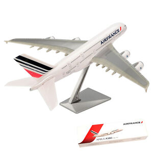 1/250 AIRBUS A380 AIRFRANCE Plastic Airliner Aircraft Display Model Airplane Toy