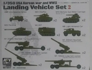 AFV 1/350 Scale kit SE73517, US Korean war and WW2 Landing Vehicle Set. - Picture 1 of 3