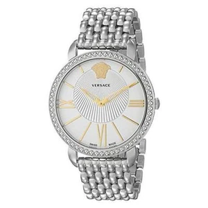 Versace Women's Krios VQQ040015 Stainless Steel White Dial Roman Indices Watch  - Picture 1 of 3