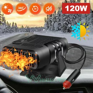 12V 120W Car Heater Defroster Demister Heating Fan Plug in Cigarette Lighter USA - Picture 1 of 12