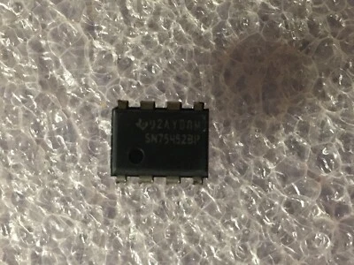 SN75452BP IC DUAL OUTPUT DRIVER WITH NAND LOGIC INPUTS  8 PIN DIP TI (LOT OF 5) - Image 1 of 4