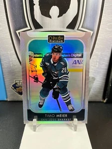 2021-22 O-Pee-Chee Platinum Rainbow #154 Timo Meier - Picture 1 of 1
