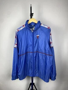 VTG 90s Diadora Italy light Track Jacket soccer y2k rare Men’s M Size - Picture 1 of 13