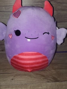 Squishmallows Original 12-Inch Atwater Purple Monster with Fins and Heart Cheeks - Picture 1 of 4