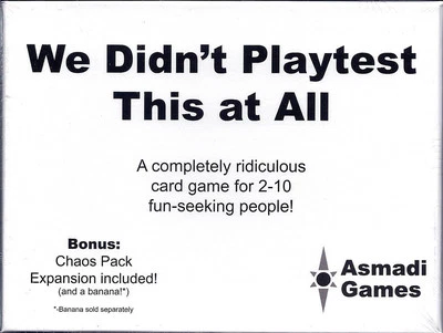 Карточная игра We Didn't Playtest This At All With Chaos Pack от Asmadi Games - Изображение 1 из 2