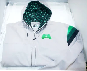 2XL PAX CHILDS PLAY CHARITY Gris y Verde Bordado Logo Sudadera con Capucha Cremallera Completa NUEVO - Imagen 1 de 6