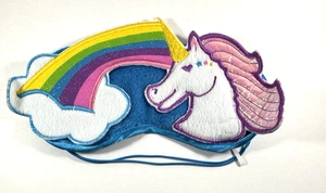 YBOT Unicorn rainbow Sleep Mask Sleeping Eye Protection Claire’s - Picture 1 of 4