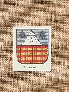 Padiglione Stemma Famiglia Nobile Nobiltà Araldica Stampa del 1999 - Picture 1 of 1