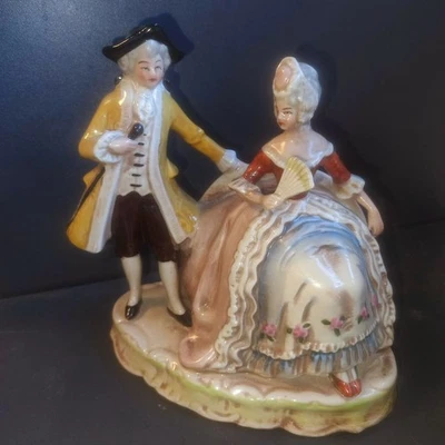 Porzellan Figur (Mittelalterliches Liebespaar) - Bild 1 von 3