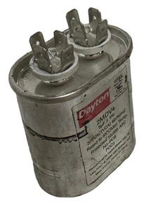 Dayton 2MDV4 Motor Run Capacitor 370VAC 60/50 HZ 5 uf - Picture 1 of 2