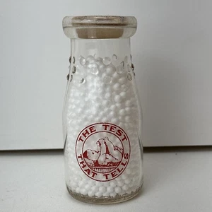 Half Pint Pyro Milk Bottle Cloverdale Dairy TRAVERSE CITY MICHIGAN MICH MI - Picture 1 of 9