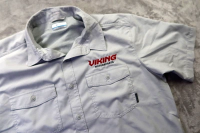 Camisa con botones Viking Motorsports Racing NASCAR Xfinity Series L NASCAR Columbia Foto 1 de 4