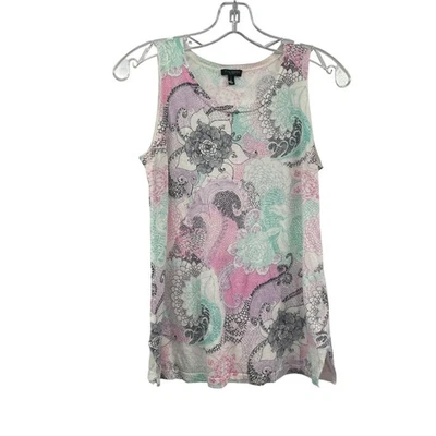 Женская майка Talbots с узором пейсли разноцветная размер P - Изображение 1 из 4