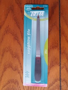 Lima de uñas de zafiro TRIM 97900 - lima de salón profesional de doble superficie de 6 pulgadas - Imagen 1 de 4