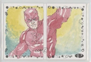 2021 Upper Deck Marvel Premier Dual Panel 1/1 Felix Morales Auto Sketch 12a0 - Picture 1 of 3