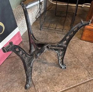 12.5" Vintage Cast Iron Industrial Steampunk Kettle Hot Water Heater Tank Stand - Picture 1 of 3