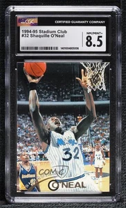 1994-95 Topps Stadium Club Shaquille O'Neal #32 CGC 8.5 HOF - Picture 1 of 3