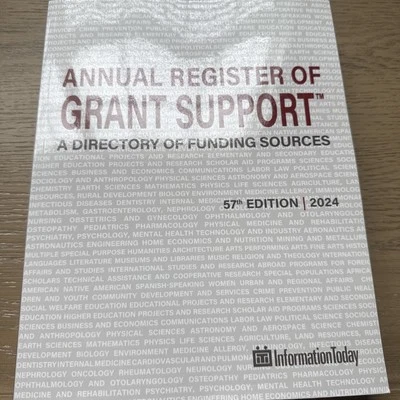 Annual Register of Grant Support Directory of Funding Sources 2024 EX-LIBRARY - Image 1 of 3