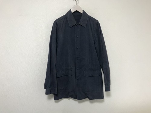 Giacca Coach Motivo Cotone Denim Uomo Blu Streetwear L 81cm 52cm 45cm 66cm