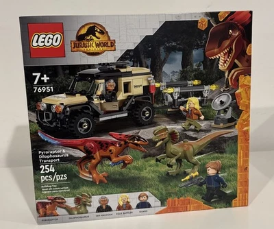 LEGO JURASSIC WORLD DOMINION 76951 PYRORAPTOR TRANSPORT- FACTORY SEALED & RARE - Image 1 of 4