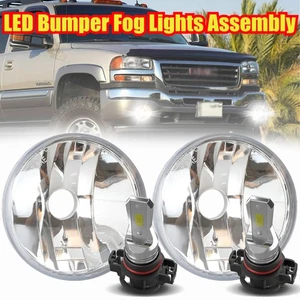 Pair For 2007-2014 GMC Yukon/ Yukon XL LED Bumper Fog Lights Assembly - Picture 1 of 14
