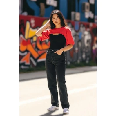 Camiseta Vitality Balance Athletica Cropped Bolero Laranja XS - Imagem 1 de 4