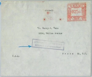 77880 - ISRAEL - POSTAL HISTORY - RED POSTMARK on COVER - 1953 - Picture 1 of 1