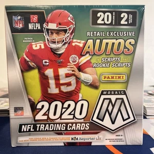 2020 Panini Mosaic NFL Football Mega Box Sealed NEW Herbert Burrow Hurts RC Year - Picture 1 of 4