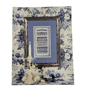 Just Nan Winter Blues Sampler Cross Stitch Pattern Only JN083 - Picture 1 of 4
