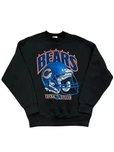 Vintage Chicago Bears Helmet Crewneck Sweatshirt Pro Layer Size Large - Picture 1 of 6